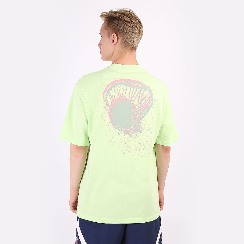 мужская салатовая футболка Jordan Flight Essentials Washed Graphic T-Shirt CZ8063-358 - цена, описание, фото 4